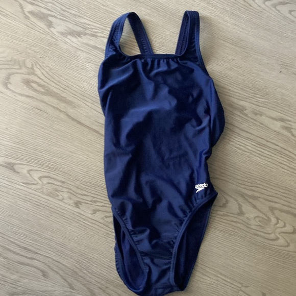 SPEEDO Solid Super Proback One Piece in Navy Size 8 🎉Host Pick 🎉 - Picture 4 of 9